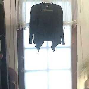 CAROL ROSE women open front sweater size S